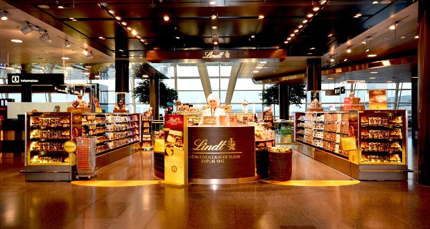 Новые шоколадные шедевры компании Lindt можно будет купить в аэропорту Цюриха