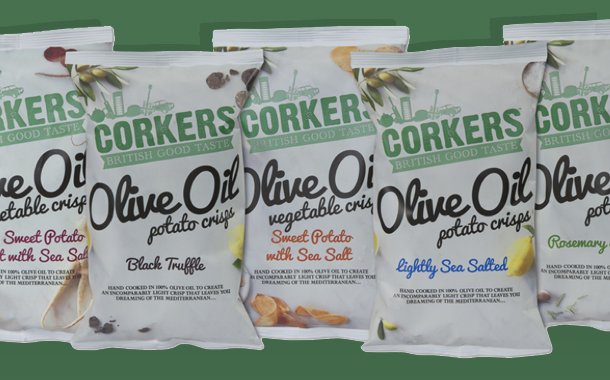 Британский закусочный бренд Corkers пополнила свой ассортимент чипсов