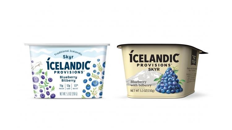 Компания Icelandic Provisions поменяла упаковку своего самого известного продукта
