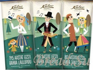 Эстонская кондитреская фабрика AS Kalev готовит сюрприз к праздникам песни и танца