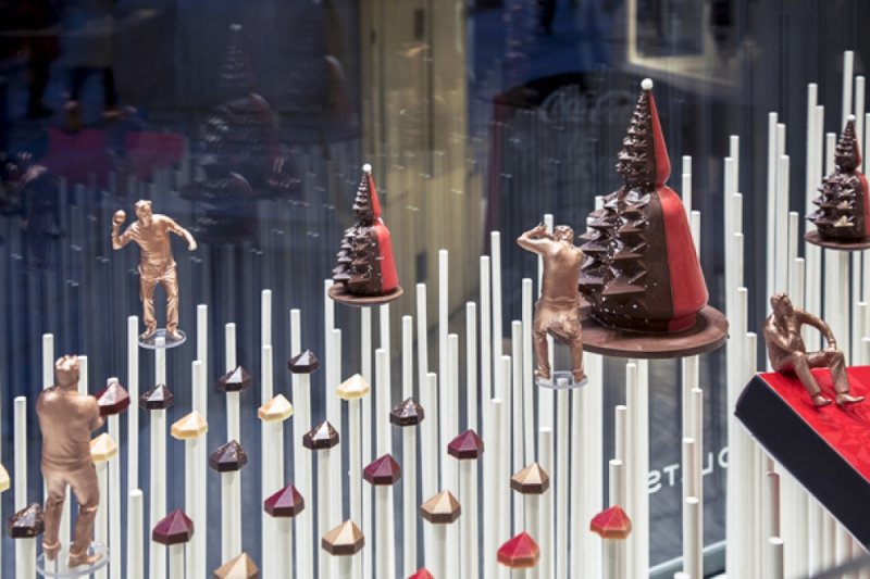 Необычный дизайн для магазина шоколада Marcolini разработала студия Pinkeye