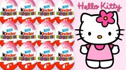 В Kinder Joy можно будет найти предметы из серии Hello Kitty и персонажей из Лиги Справедливости