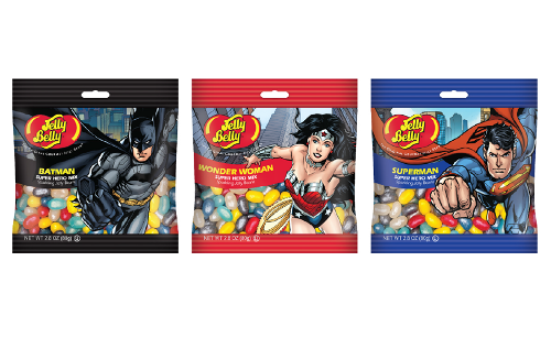 "Бэтмен против Супермена" - герои киносаги появятся на упаковках драже Jelly Belly