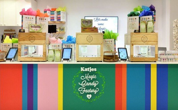 Компания Katjes предлагает жевательные конфеты, распечатанные на 3D принтере