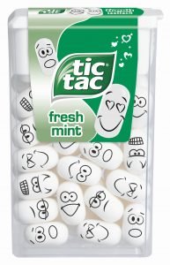 Итальянская компания Ferrero выпустила драже Tic Tac со смайликами