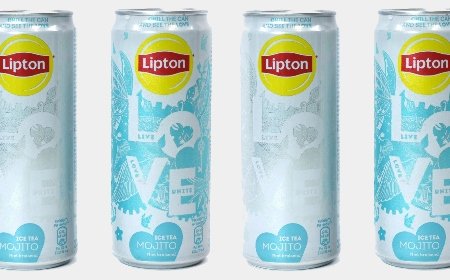 Замороженный чай  Lipton получил уникальную упаковку